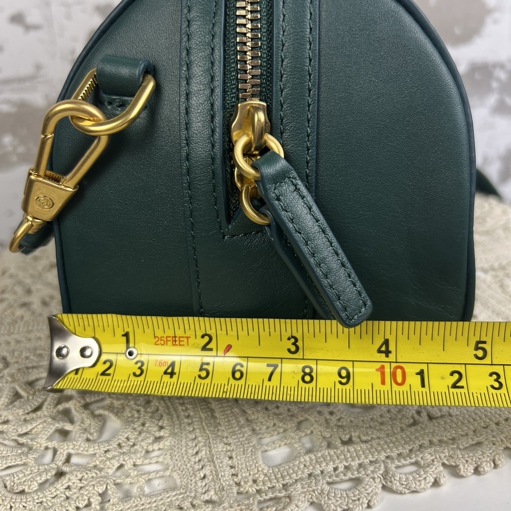 3.1 Phillip Lim Pashli Duffle Purse Forest Green Gold Hardware EUC - Picture 11 of 16